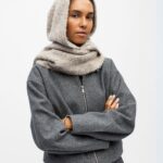 OBJECT - Cagoule écharpe MILU beige