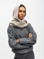 OBJECT - Cagoule écharpe MILU beige