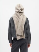 OBJECT - Cagoule écharpe MILU beige – Image 3