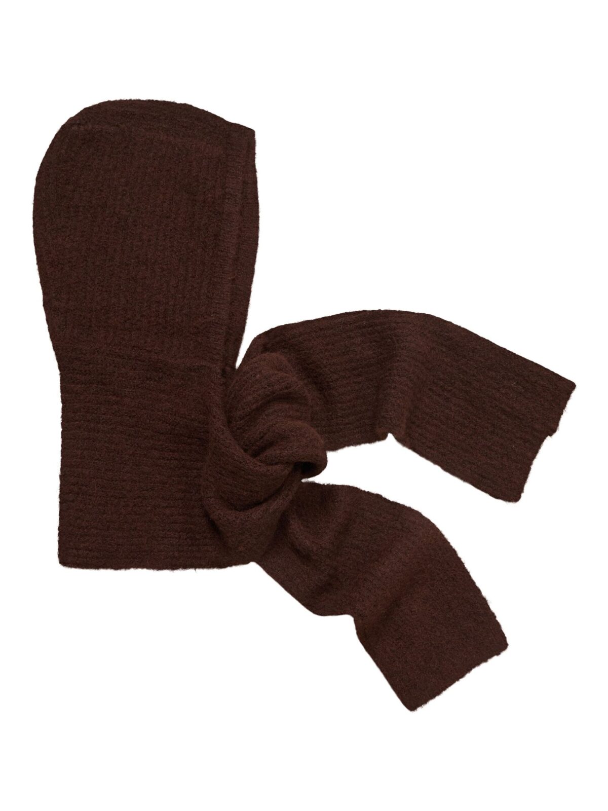 OBJECT - Cagoule écharpe MILU chocolat – Image 2