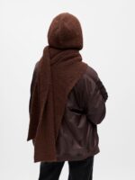 OBJECT - Cagoule écharpe MILU chocolat – Image 4