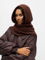 OBJECT - Cagoule écharpe MILU chocolat