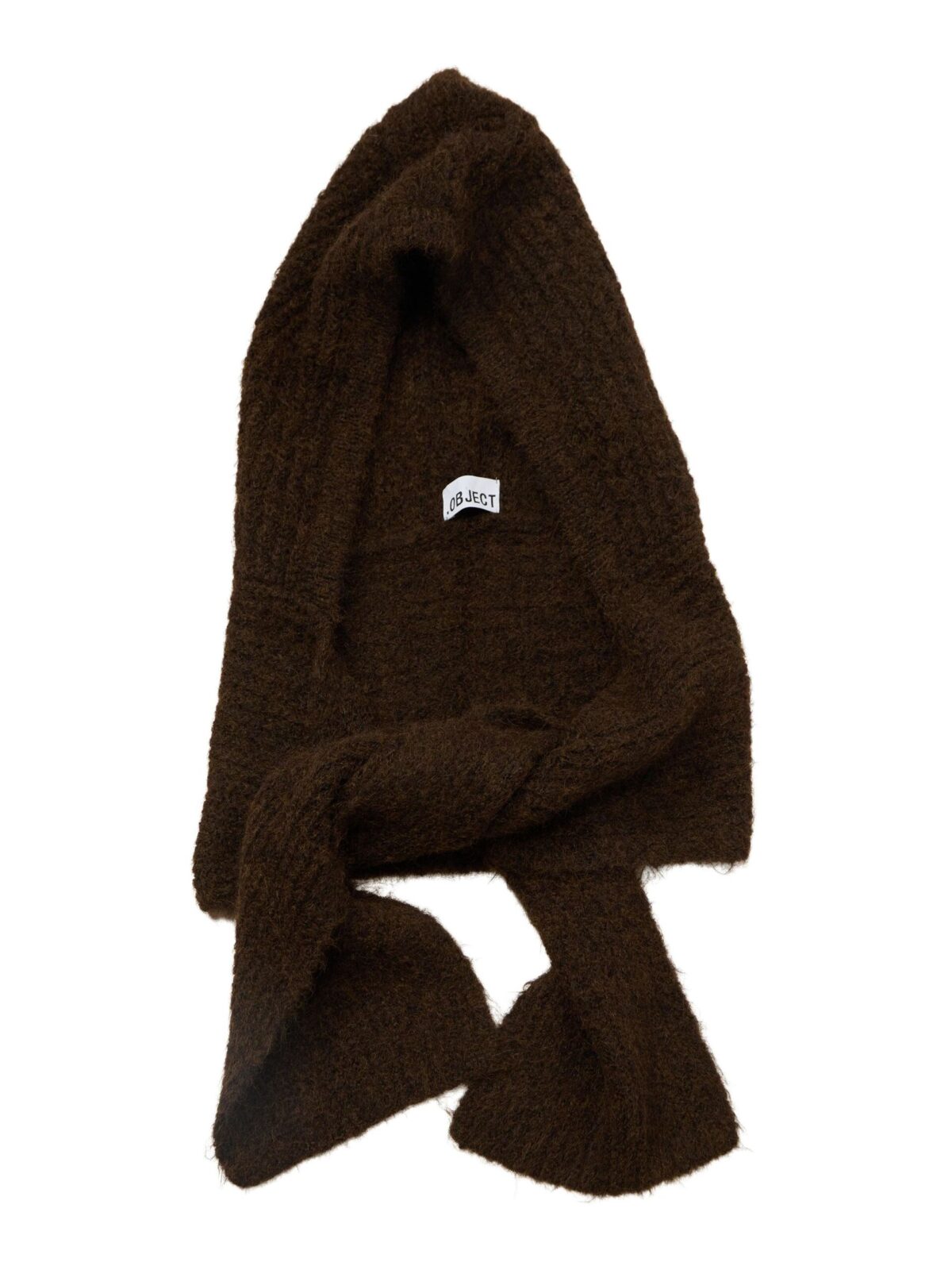 OBJECT - Cagoule écharpe MILU chocolat – Image 5