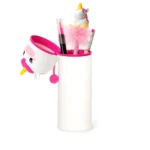 LEGAMI - Trousse 2 en 1 en Silicone Unicorn « Believe in Magic » - Super Soft! – Image 3