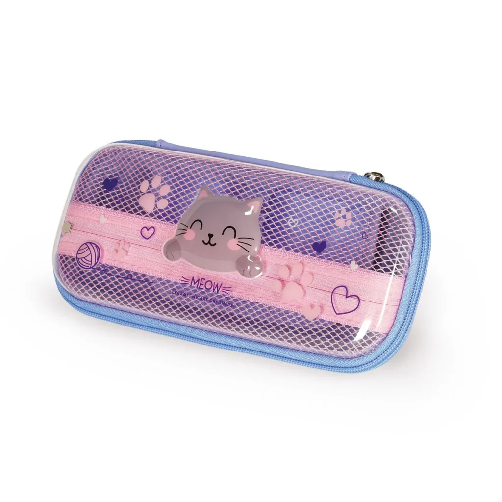 LEGAMI – Trousse Transparente Rigide Kitty – WonderWow
