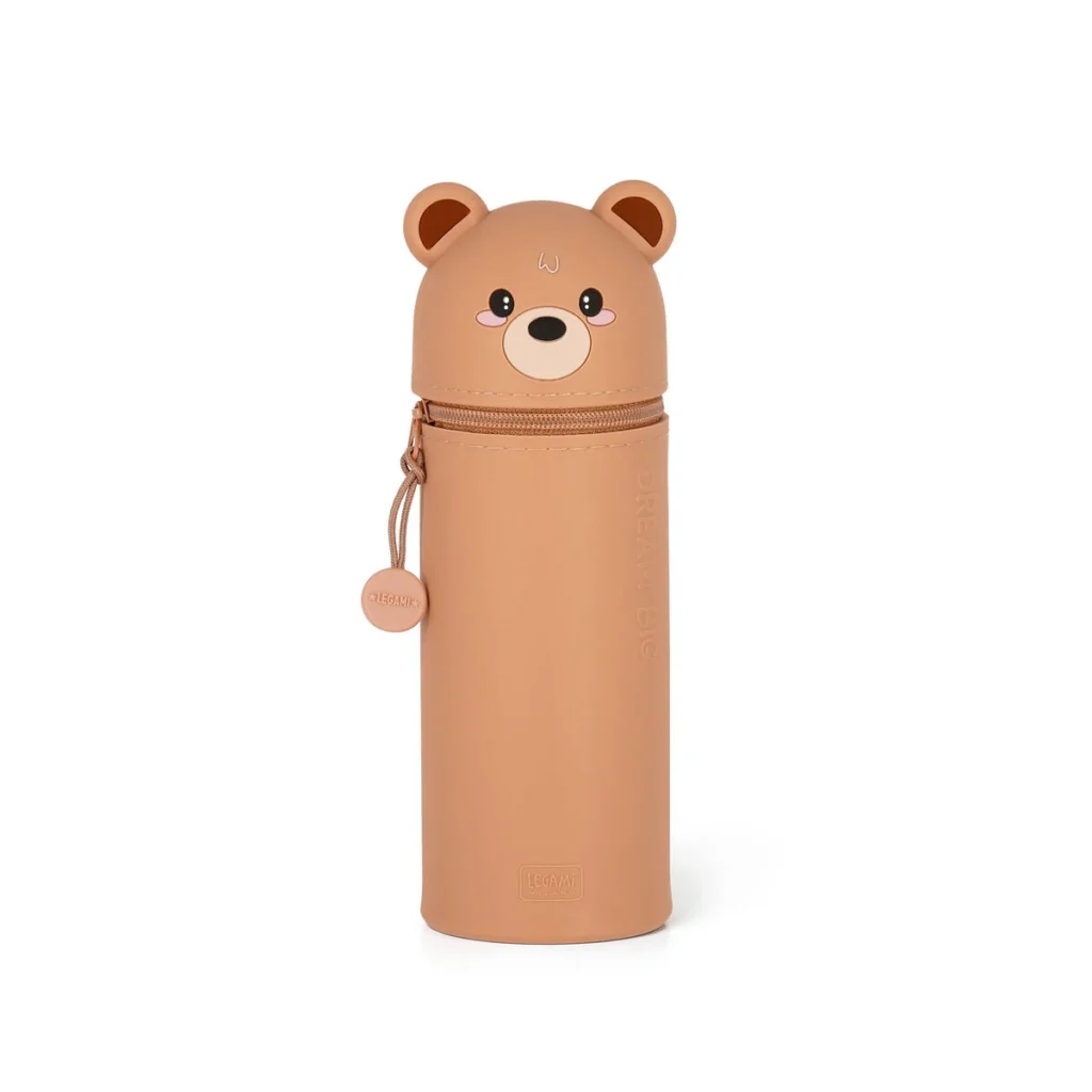 LEGAMI – Trousse 2 en 1 en Silicone Teddy Bear « Dream Big » – Super Soft!