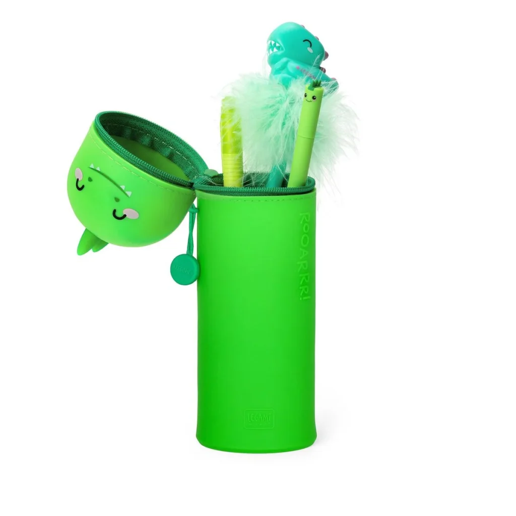 LEGAMI – Trousse 2 en 1 en Silicone Dino « Roooarr » – Super Soft!