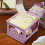 COOKUT - Raclette à la bougie individuel pliable - ROSE