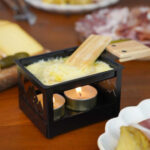 COOKUT - Raclette à la bougie individuel pliable - NOIR