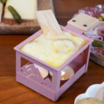 COOKUT - Raclette à la bougie individuel pliable - ROSE