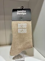 JATOBA DESIGN - Chaussettes à paillettes - Bisou bisou