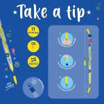 LEGAMI - Crayons Empilables avec Gomme Monster - Take a Tip – Image 6