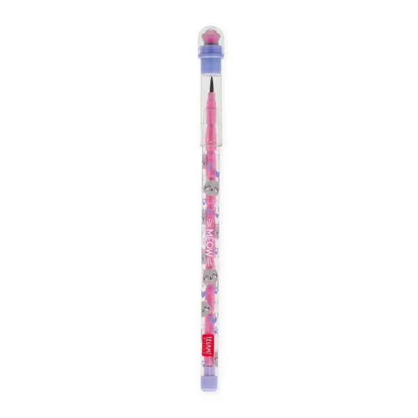 LEGAMI - Crayons Empilables avec Gomme Kitty - Take a Tip