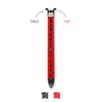 LEGAMI - Stylo à Bille à deux Couleurs Ladybug - Click&Clack