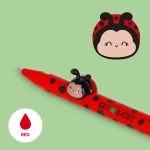 LEGAMI - Stylo à Encre Gel avec Animal Décoratif Ladybug «Get Lucky» - Lovely Friends – Image 2