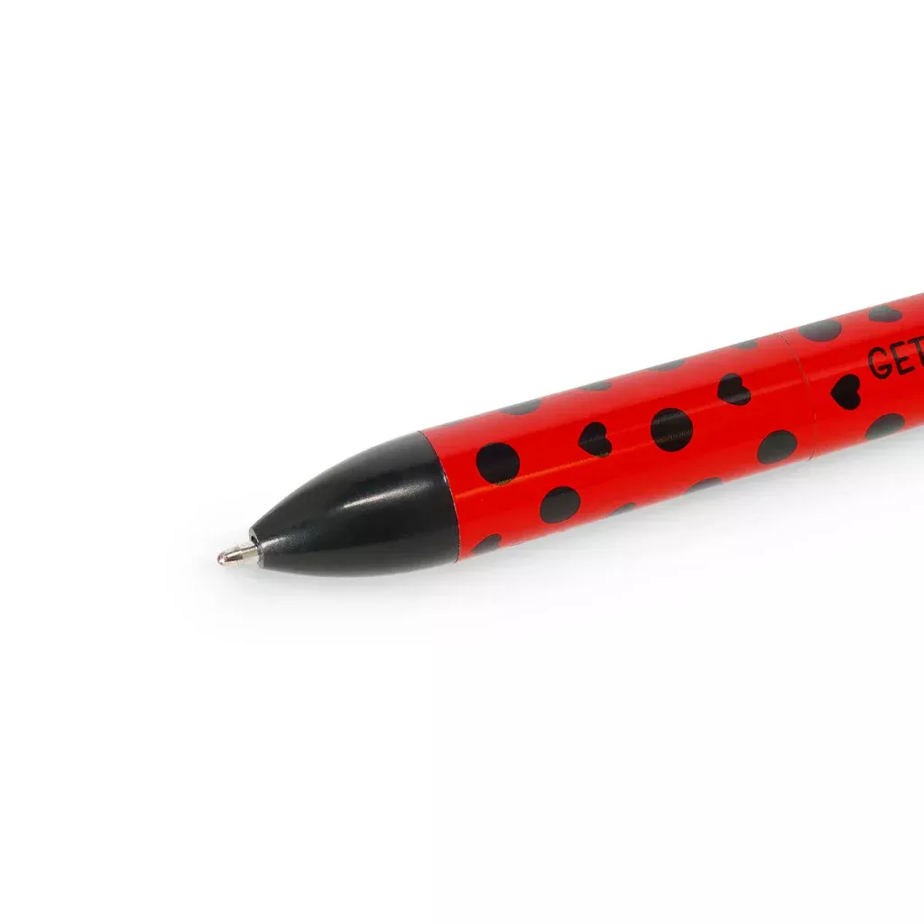 LEGAMI – Stylo à Bille à deux Couleurs Ladybug – Click&Clack