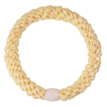 KKNEKKI - Elastique pour cheveux ORIGINAL light yellow glitter