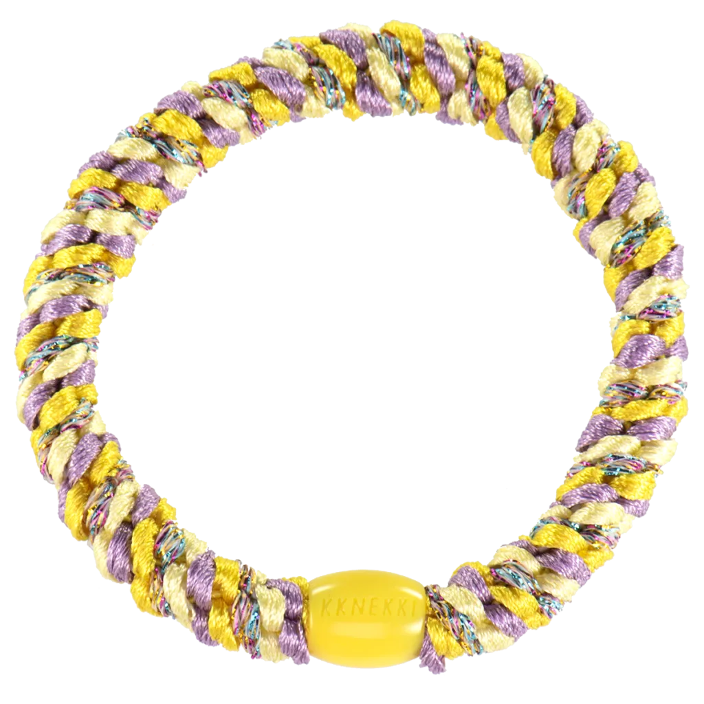 KKNEKKI – Elastique pour cheveux ORIGINAL mix yellow lavender