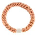 KKNEKKI - Elastique pour cheveux ORIGINAL peach glitter