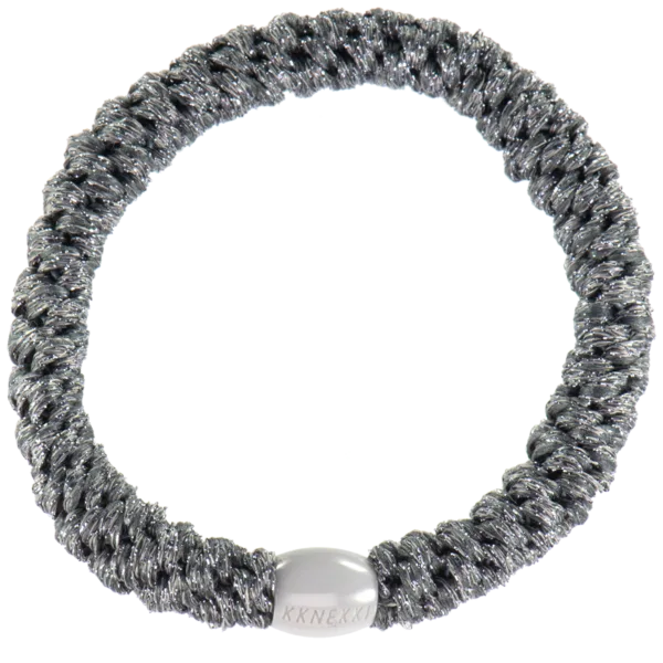 KKNEKKI - Elastique pour cheveux ORIGINAL steel grey glitter