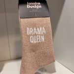 JATOBA DESIGN - Chaussettes à paillettes - Drama Queen - taupe