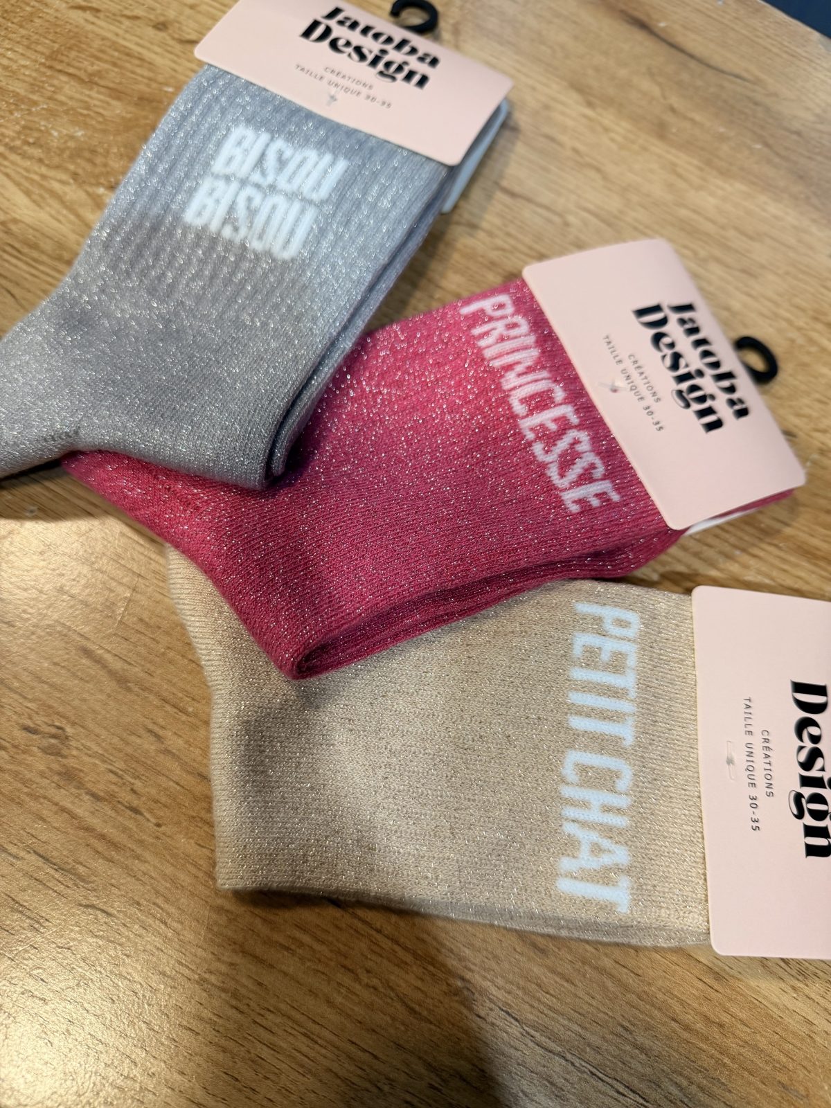 Chaussettes à paillettes - ENFANTS - Bisou Bisou – Image 3