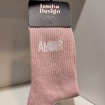 JATOBA DESIGN - Chaussettes à paillettes - Amour - rose