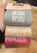 Chaussettes à paillettes - ENFANTS - Petit chat – Image 2