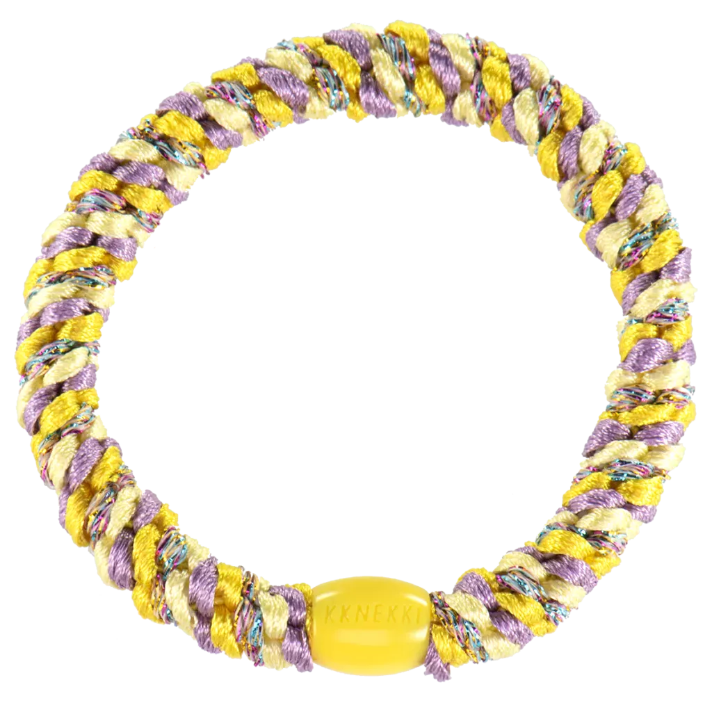 KKNEKKI – Elastique pour cheveux ORIGINAL mix yellow lavender