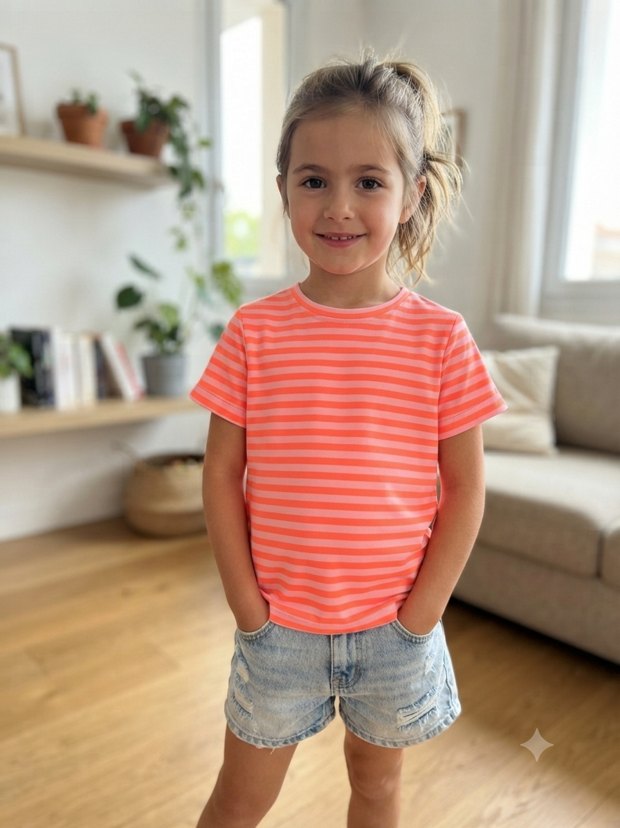 POHEME – T-shirt rayé – ENFANT