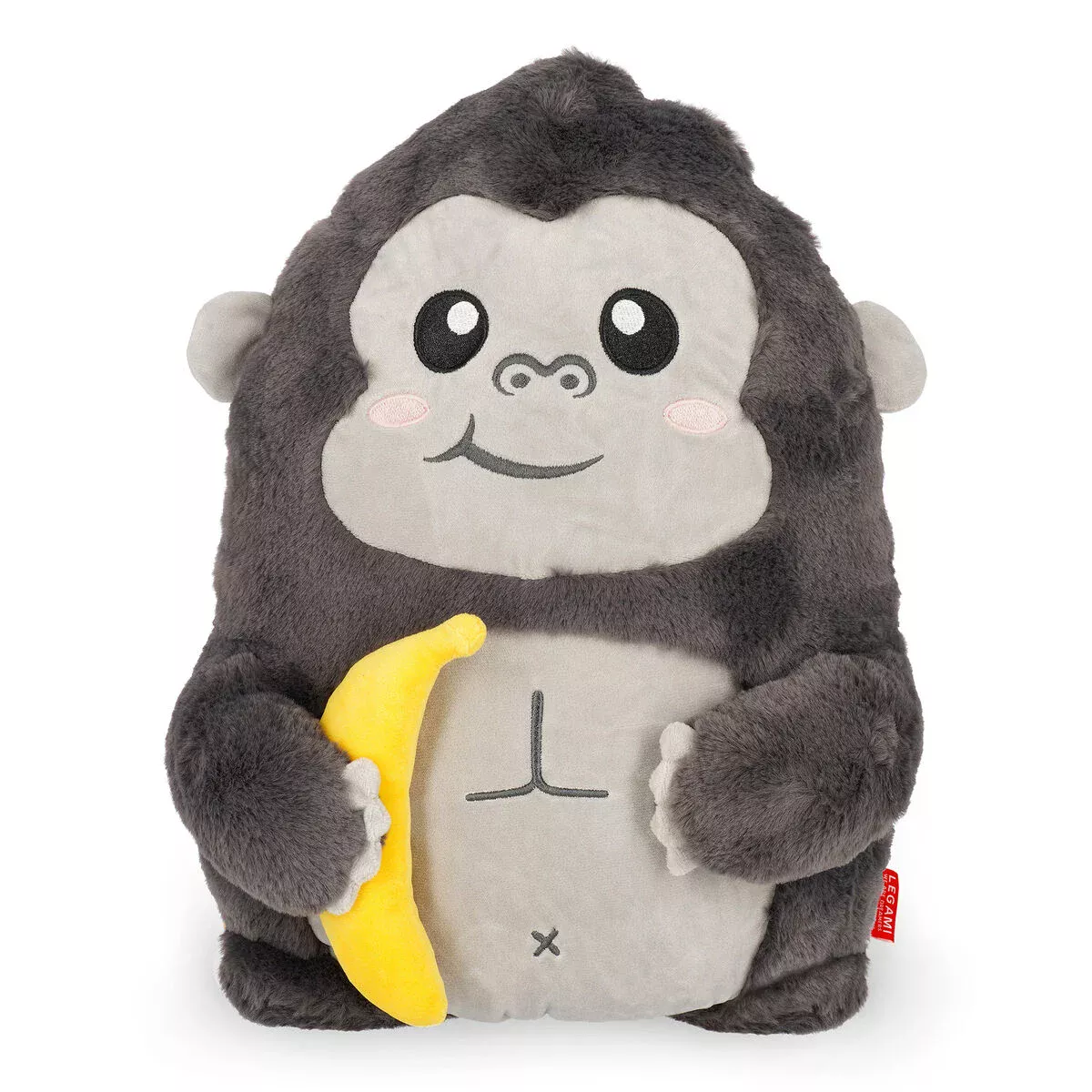 LEGAMI – Coussin peluche Super Soft – Gorilla