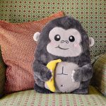 LEGAMI - Coussin peluche Super Soft - Gorilla – Image 3