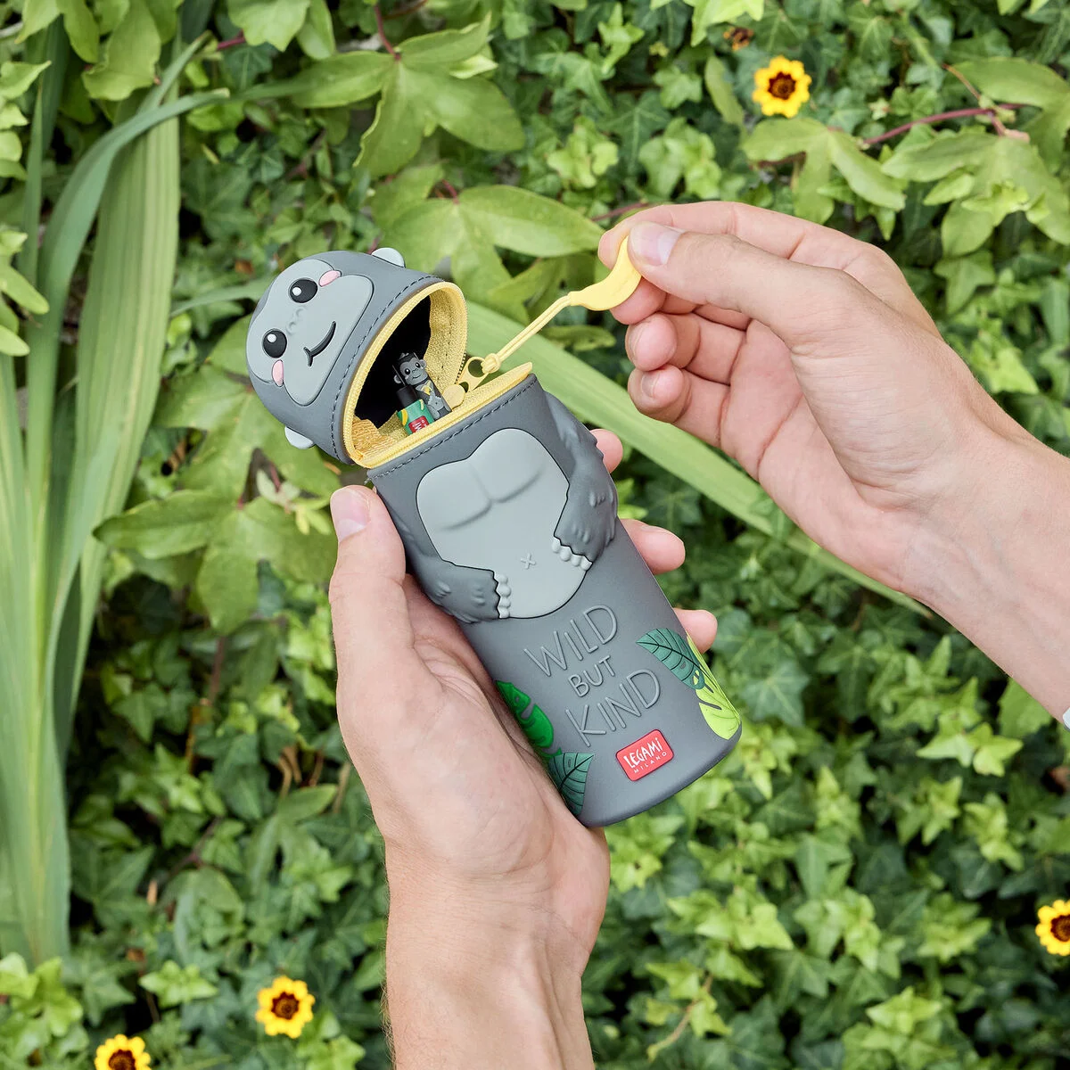 LEGAMI - Trousse 2 en 1 en Silicone Gorilla « Wild but kind » – Image 5