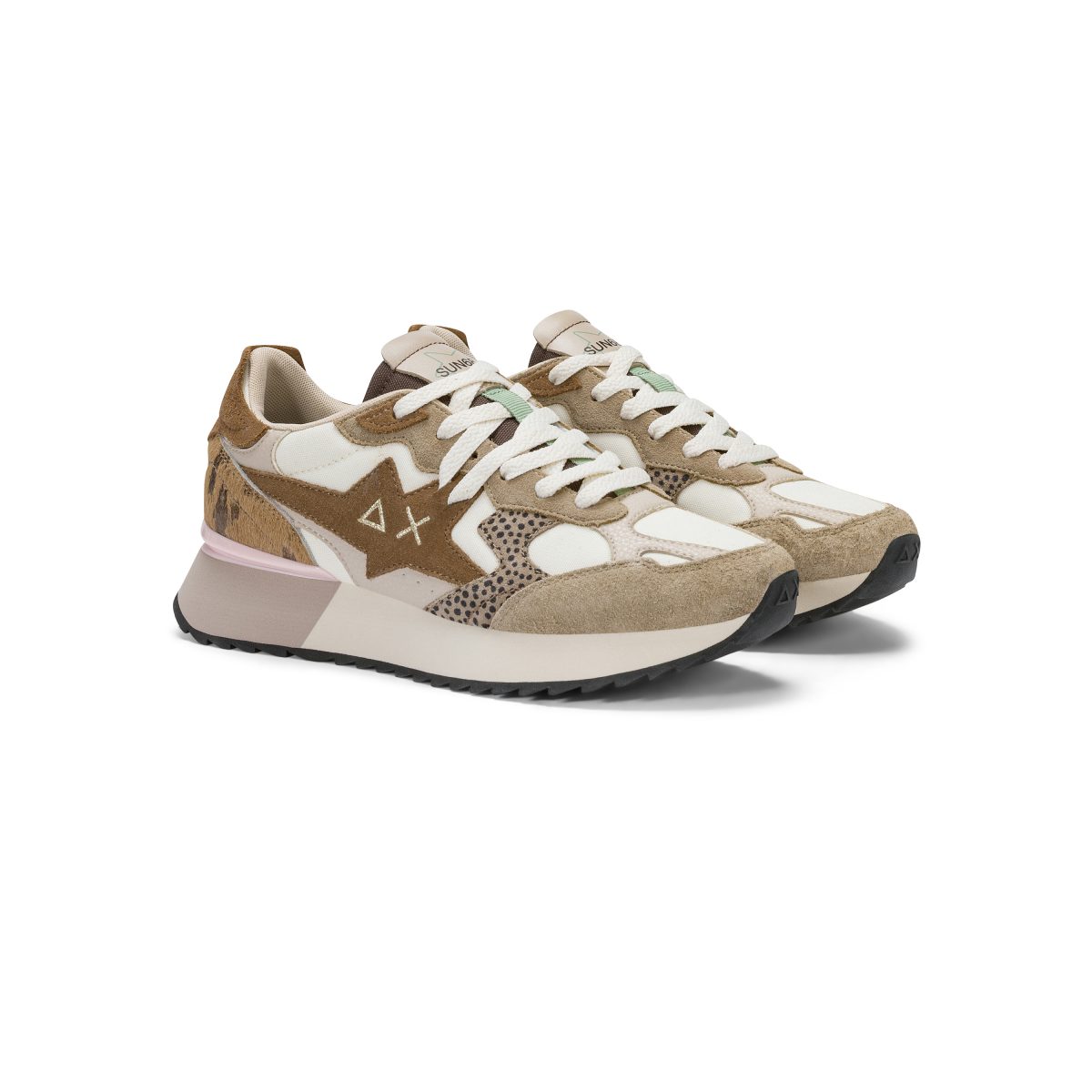 SUN68 - Sneaker Stargirl - Beige Multicolor suede – Image 2