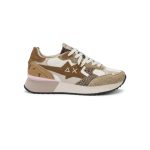 SUN68 - Sneaker Stargirl - Beige Multicolor suede