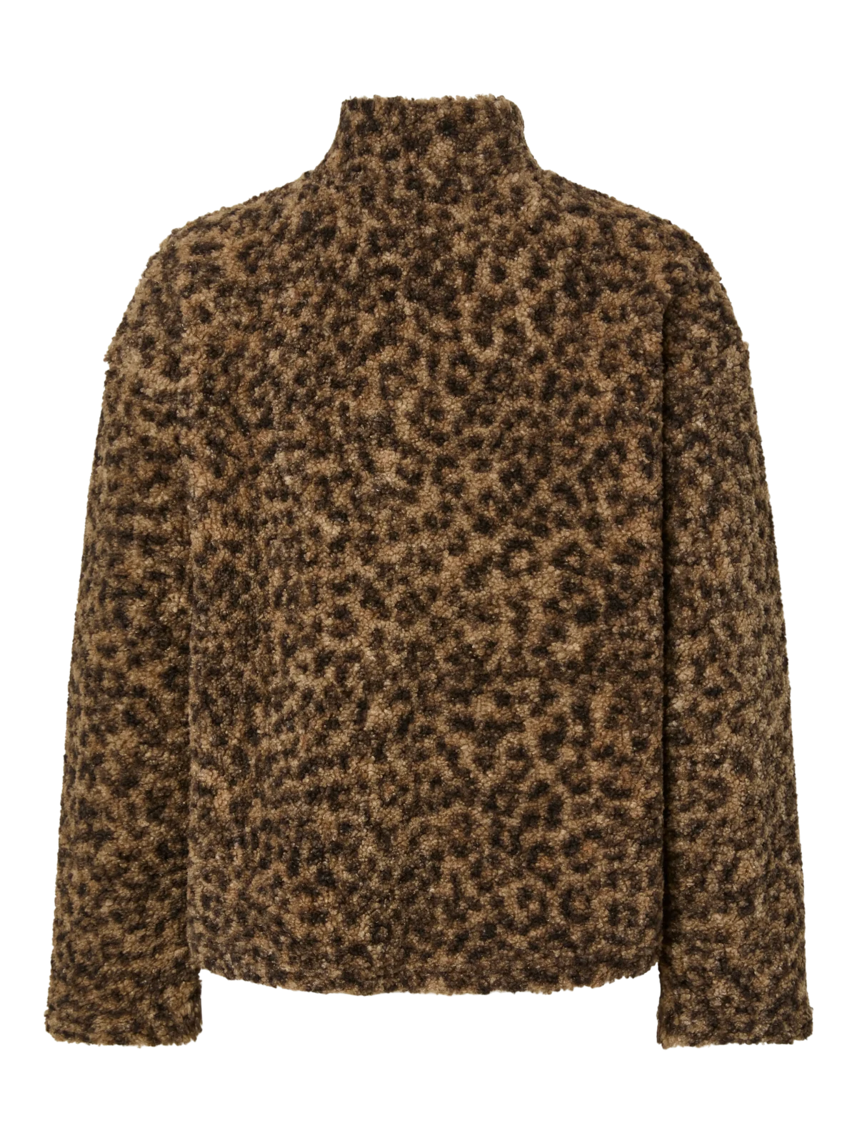 PIECES - Veste teddy Katty - Leopard – Image 3