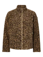 PIECES - Veste teddy Katty - Leopard