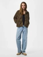 PIECES - Veste teddy Katty - Leopard – Image 5