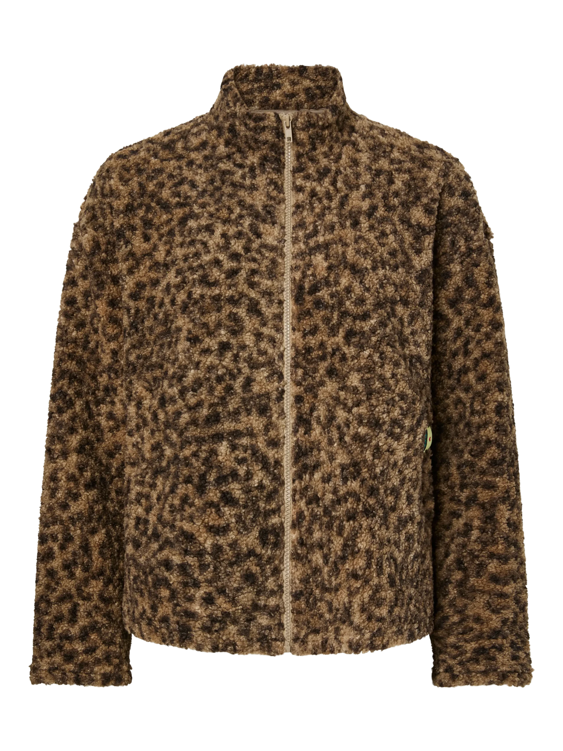F_17163961_M_4960120_Front PIECES - Veste teddy Katty - Leopard – Image 1