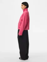 PIECES - Veste teddy Katty - Rose – Image 7