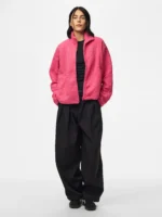 PIECES - Veste teddy Katty - Rose – Image 4