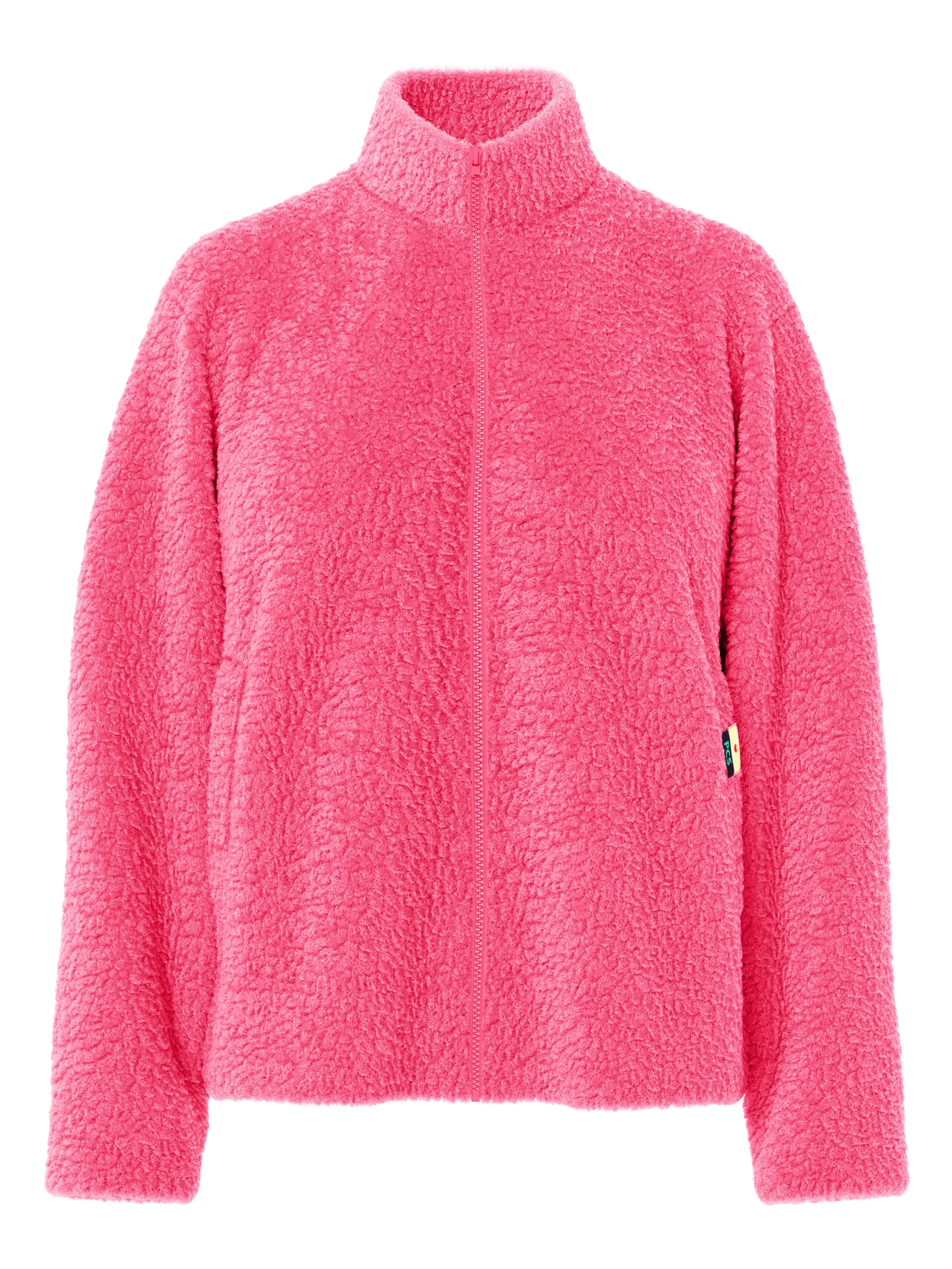 F_17163961_M_4960121_Front PIECES - Veste teddy Katty - Rose – Image 1