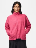 PIECES - Veste teddy Katty - Rose – Image 2