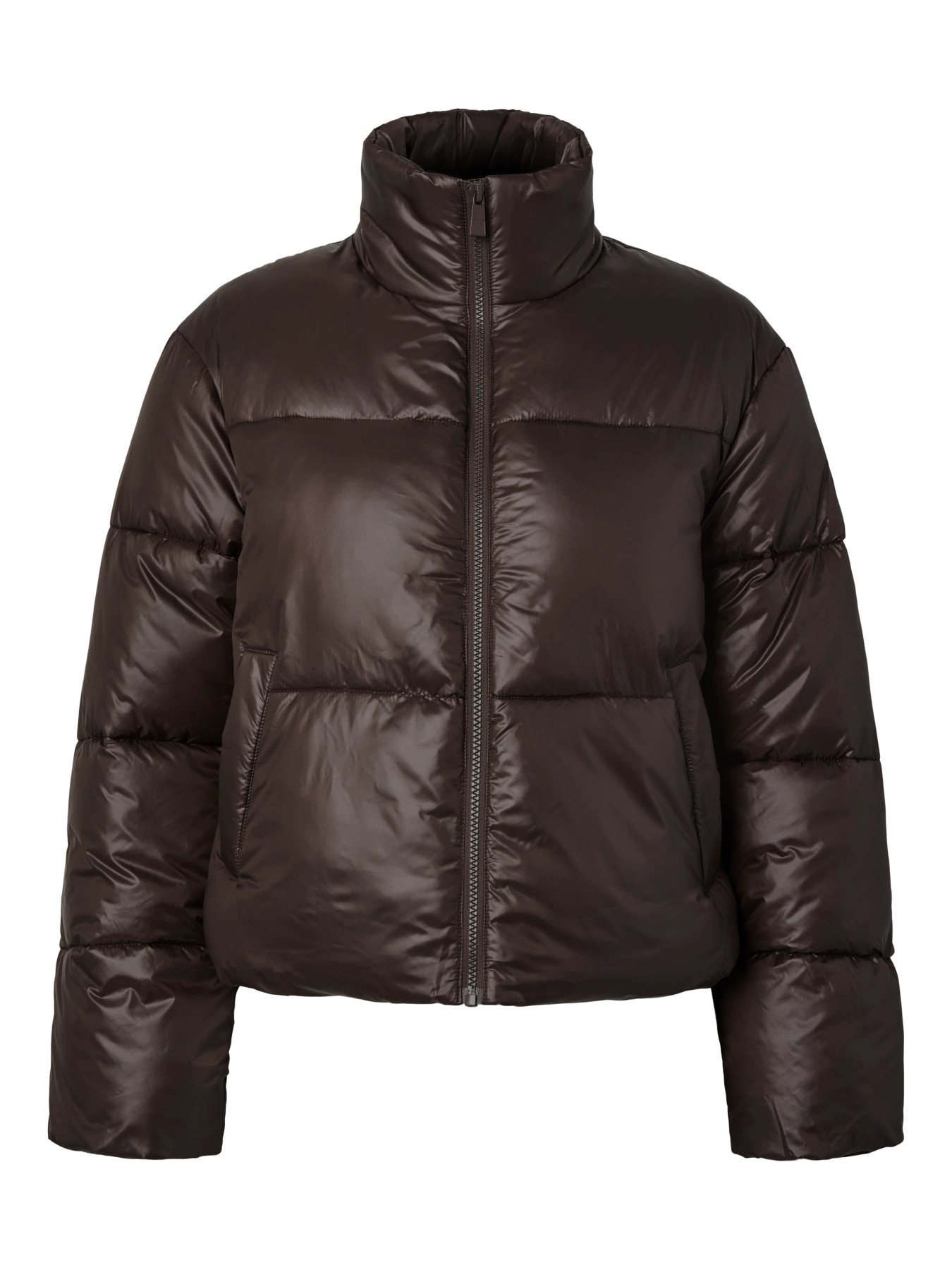 PIECES – Doudoune courte Amalia – Marron