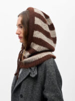 OBJECT - Cagoule en maille MILU - Bordeaux – Image 4