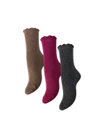 PIECES - Coffret de 3 paires de chaussettes paillettées