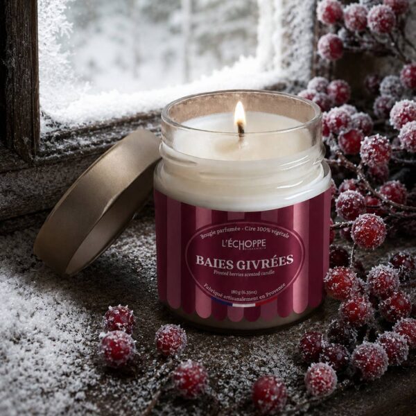 L'ÉCHOPPE BUISSONIÈRE - Bougie parfumée 180 g - Baies Givrées