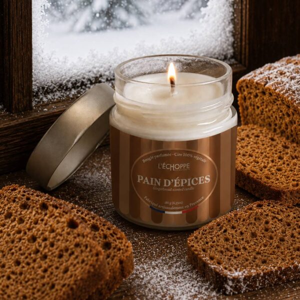 L'ÉCHOPPE BUISSONIÈRE - Bougie parfumée 180 g - Pain d'épices