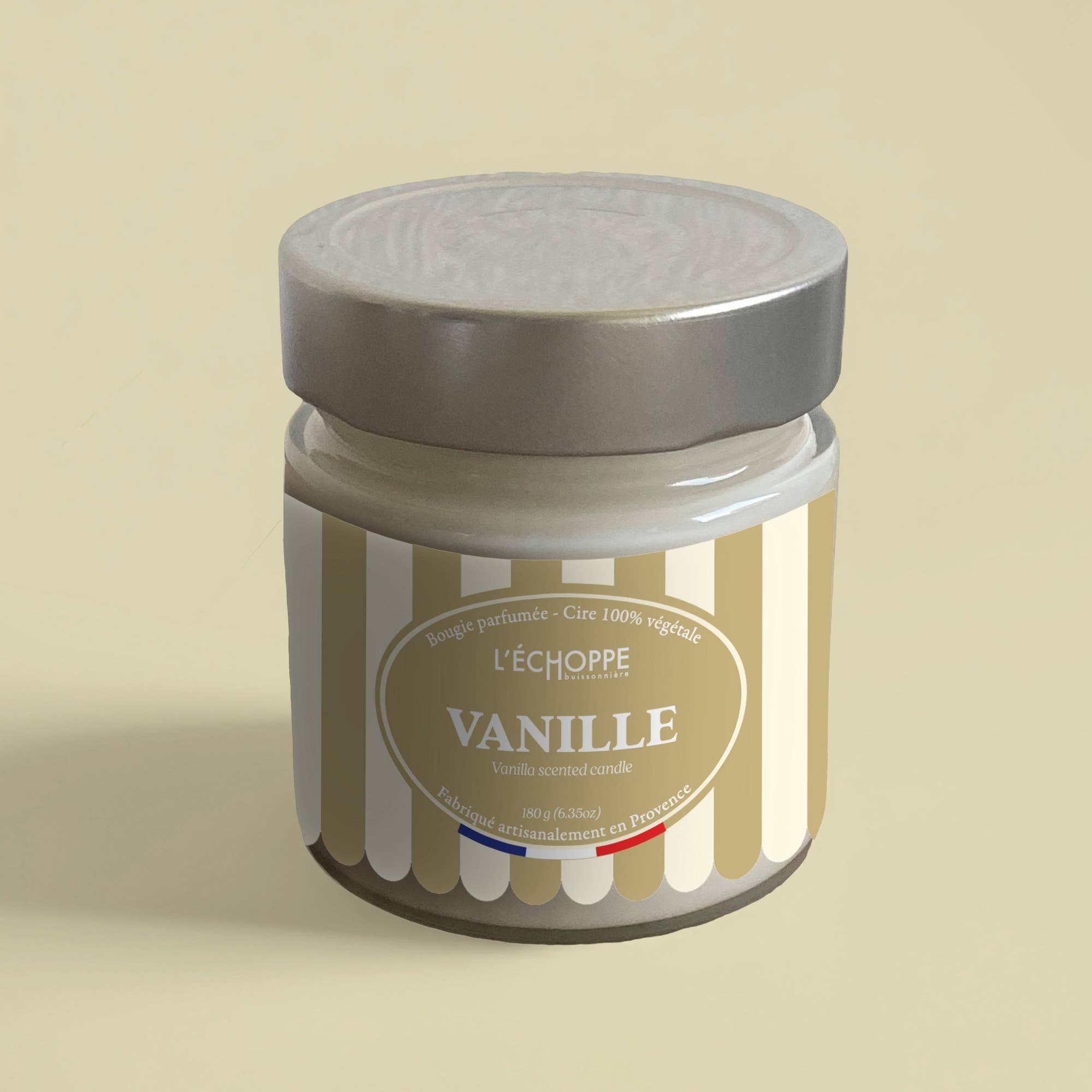 L’ÉCHOPPE BUISSONIÈRE – Bougie parfumée 180 g – Vanille