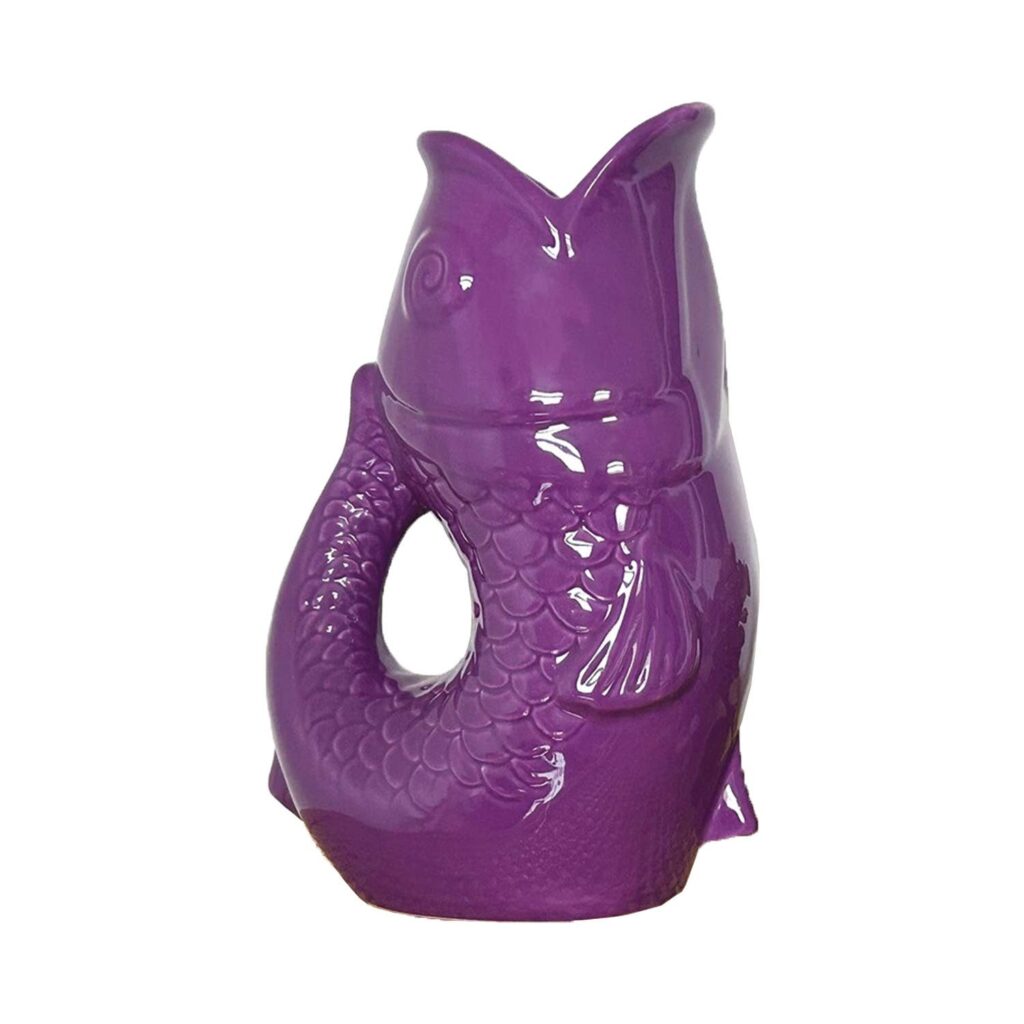 OPJET – Vase pichet poisson – Violet